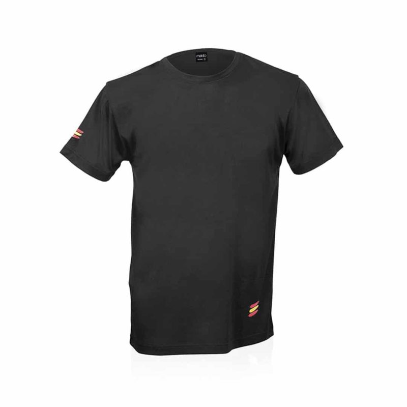 camiseta tecnica españa negro