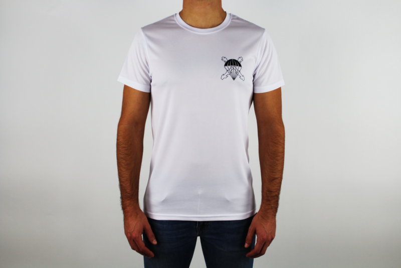 Camiseta blanca Paracas técnica 1
