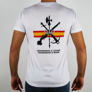 Camiseta Legión Española Blanca