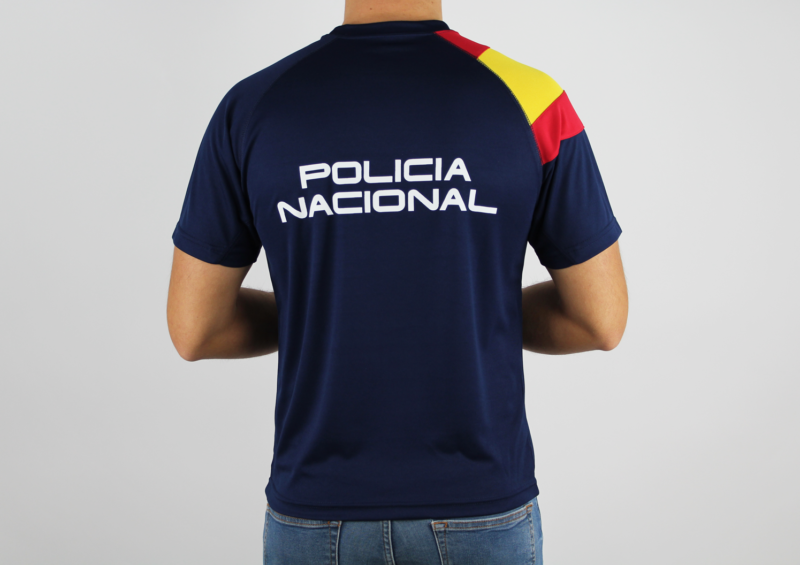 camiseta cuerpo policia nacional