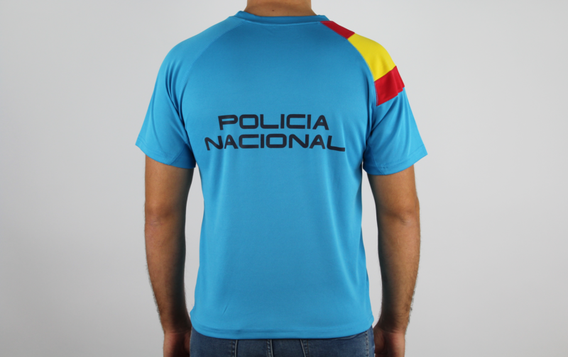 camiseta policia nacional hombre